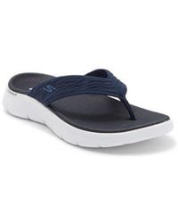 Skechers - Go Walk Flex Flip Flop Sandal - Lyst