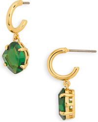 Kate Spade - Treasure Trove Cubic Zirconia Huggie Hoop Earrings - Lyst