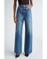 Ulla Johnson - The Willow High Waist Wide Leg Jeans - Lyst