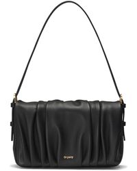 orYANY - Bell Pleated Leather Shoulder Bag - Lyst