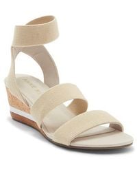 Anne Klein - Barnett Wedge Ankle Strap Sandal - Lyst