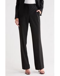 Theory - Slim Flare Stretchy Wool Trousers - Lyst