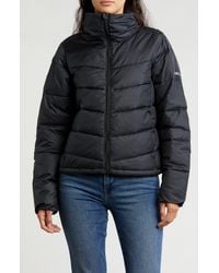Columbia - Shimmer Ridge Cropped Water Repellent Channel Quilted Puffer Jacket - Lyst