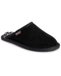 Muk Luks - Dave Faux Shearling Lined Suede Slipper - Lyst