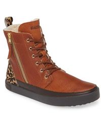 Blackstone - 'Cw96' Genuine Shearling Lined Sneaker Boot - Lyst