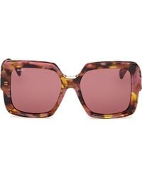 Max Mara - Ernest 56Mm Square Sunglasses - Lyst