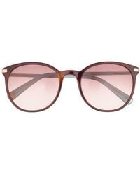 Ted Baker - 53Mm Round Sunglasses - Lyst