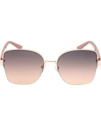 Guess - 59Mm Gradient Butterfly Sunglasses - Lyst