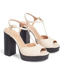 LK Bennett - Lorna T-Strap Platform Sandal - Lyst