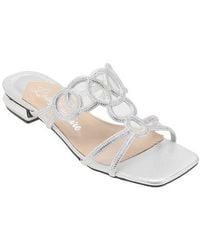 Lady Couture - Fab Rhinestone Slide Flat - Lyst