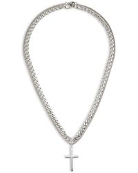 Nordstrom - 2-pack Assorted Chain & Cross Pendant Necklaces - Lyst
