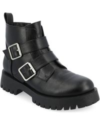 Journee Collection - Maebry Buckle Bootie - Lyst