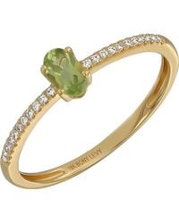 Bony Levy - Iris Peridot & Diamond Stacking Ring (Nordstrom Exclusive) - Lyst