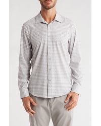 Kenneth Cole - Printed Button-up Sport Shirt - Lyst