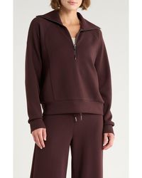 Spanx - Airessentials Half Zip Sweatshirt - Lyst