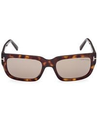 Tom Ford - Ezra 54Mm Rectangular Sunglasses - Lyst