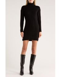 AREA STARS - Turtleneck Sweater Dress - Lyst