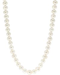 Effy - Sterling Silver 10mm Freshwater Pearl Necklace - Lyst