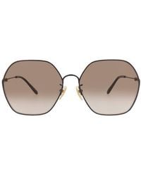Chloé - 59Mm Rectangular Gradient Sunglasses - Lyst