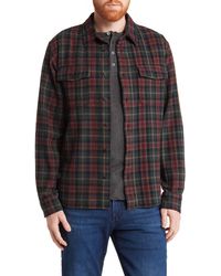 Slate & Stone - Cotton Flannel Shirt Jacket - Lyst