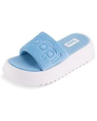 FLOOPI - Terry Platform Slide Sandal - Lyst