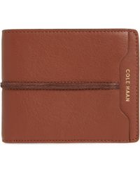 Cole Haan - Butted Seam Leather Passcase - Lyst