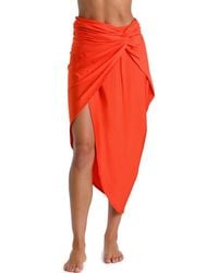 Sunshine 79 - Solids Convertible Faux Wrap - Lyst