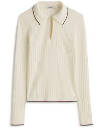 Madewell - The Signature Knit Johnny Collar Sweater - Lyst