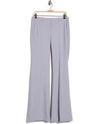 Theory - Demitria 2 Wool Blend Flare Leg Pants - Lyst