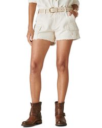 Lucky Brand - Raw Hem Utility Shorts - Lyst