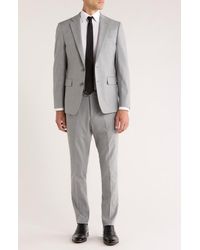 Original Penguin - Slim Fit Solid Notch Lapel Suit - Lyst