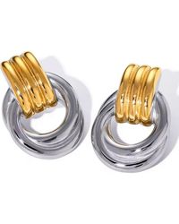 MacRae & Co - Doorknocker Stud Earrings - Lyst