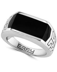 Effy - Onyx Signet Ring - Lyst