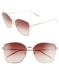 Longchamp - Roseau 60Mm Gradient Square Sunglasses - Lyst