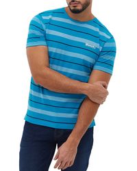 Bench - Milos Striped Cotton T-shirt - Lyst