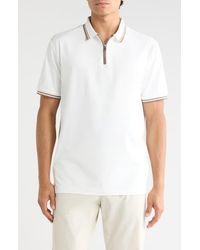 Tom Baine - Performance Zip Polo - Lyst
