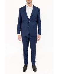 PINOPORTE - Solid Stretch Wool Suit - Lyst