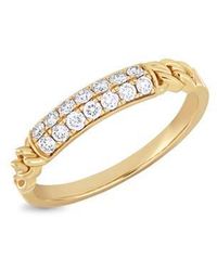 Bony Levy - Varda Diamond Stackable Ring - Lyst