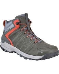 Obōz - Sypes Mid B-dry Waterproof Leather Hiking Sneaker - Lyst