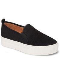 halogen baylee platform slip on sneaker leopard