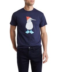 Altru - Blue Footed Booby Cotton Graphic T-shirt - Lyst