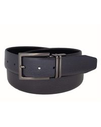 Vince Camuto 32mm Reversible Leather Dress Belt - Black