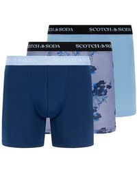 Scotch & Soda - Assorted 3-Pack Stretch Boxer Briefs - Lyst