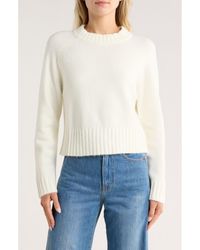 French Connection - Crewneck Crop Sweater - Lyst