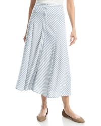 Max Studio - Yarn Dyed Button Front Maxi Skirt - Lyst