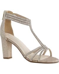 Touch Ups - Glitter T-Strap Sandals - Lyst