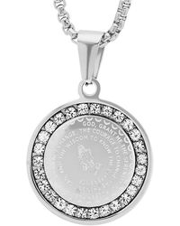 HMY Jewelry - The Serentiy Prayer Crystal Pendant Necklace - Lyst