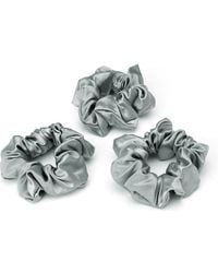 BLISSY - 3-Pack Silk Scrunchies - Lyst