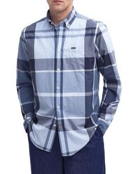 Barbour - Harris Tailored Fit Plaid Cotton Button-Down Shirt - Lyst