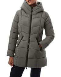 Bernardo - Hooded Water Resistant Puffer Jacket - Lyst